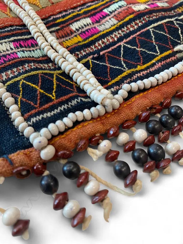 Woman’s jacket - cotton/beads/seeds, Image 1++